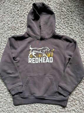 Boy’s Redhead Hoodie; Brown; Size L (10/12)
